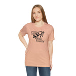 Bee Happy Positivity Shirt  Unisex Short Sleeve Tee