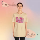 Cafecitos, Concha’s y Amor Valentines Day Cotton Blend Shirt