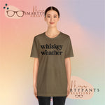 Whiskey Weather Holidays Crew Cotton Blend Shirt