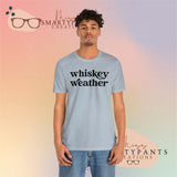 Whiskey Weather Holidays Crew Cotton Blend Shirt