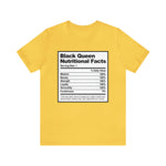 Black Queen Nutritional Facts T-Shirt