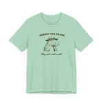 Commit Tax Crimes They can't catch us all Capybara Self Care  unisex T-shirt