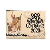 Celestial Glow : Reach for the Stars SGS 2023 Canvas Planner Pouch
