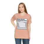 Black Queen Nutritional Facts T-Shirt