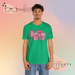 Cafecitos, Concha’s y Amor Valentines Day Cotton Blend Shirt
