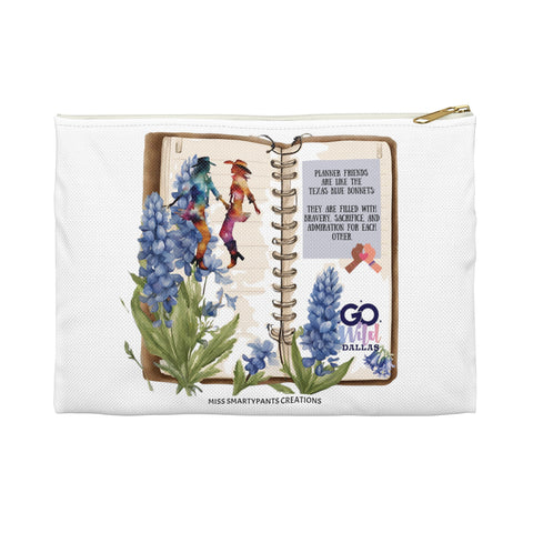 Official Go Wild 2024 Planner Friends BlueBonnets Planner Pouch