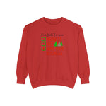 Dear Santa I've been Naughty Mind Your Business Christmas Crew Sweatshirt
