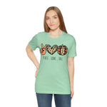 Peace Love Fall Unisex Short Sleeve Tee