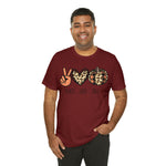 Peace Love Fall Unisex Short Sleeve Tee