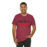 Curvy Hips & Pretty Lips statement T-Shirt/  Unisex Short Sleeve Tee