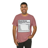 Black Queen Nutritional Facts T-Shirt