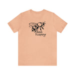 Bee Happy Positivity Shirt  Unisex Short Sleeve Tee