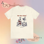 Santa Claus Hooping for the Holidays Crew Cotton Blend Shirt