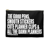 ALL the Damn Planners Planner Zipper storage pouch