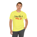 Curvy Hips & Pretty Lips statement T-Shirt/  Unisex Short Sleeve Tee