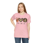 Peace Love Fall Unisex Short Sleeve Tee