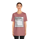 Black Queen Nutritional Facts T-Shirt