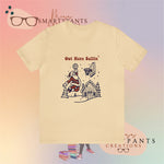 Santa Claus Hooping for the Holidays Crew Cotton Blend Shirt