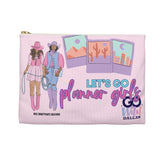 Official Go Wild 2024 Let's go Go Planner Girls Planner Pouch: Pink Western