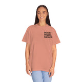 Black, Bougie & Blessed Unisex Garment-Dyed T-shirt