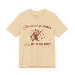 Strawberry Jams but My Glock Don't Raccoon  unisex T-shirt