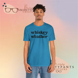 Whiskey Weather Holidays Crew Cotton Blend Shirt