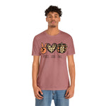 Peace Love Fall Unisex Short Sleeve Tee