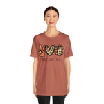 Peace Love Fall Unisex Short Sleeve Tee