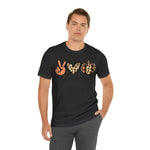 Peace Love Fall Unisex Short Sleeve Tee