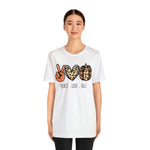 Peace Love Fall Unisex Short Sleeve Tee