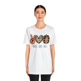 Peace Love Fall Unisex Short Sleeve Tee