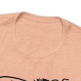 Bee Happy Positivity Shirt  Unisex Short Sleeve Tee