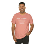 Fake Planners Definition Unisex Short Sleeve Tee