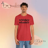 Whiskey Weather Holidays Crew Cotton Blend Shirt