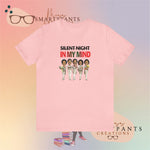 In My Mind vs Silent Night  Crew Cotton Blend Shirt