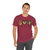 Peace Love Fall Unisex Short Sleeve Tee