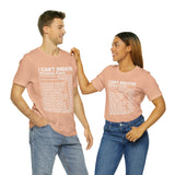 I can't Breathe #BLM  Unisex Short Sleeve Tee