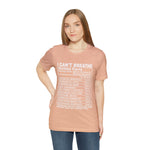 I can't Breathe #BLM  Unisex Short Sleeve Tee