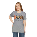 Peace Love Fall Unisex Short Sleeve Tee