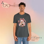 Tis the season for conchas and champurrados Santa Holidays Crew Cotton Blend Shirt