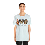 Peace Love Fall Unisex Short Sleeve Tee