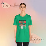 In My Mind vs Silent Night  Crew Cotton Blend Shirt