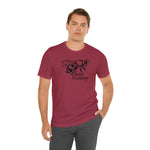 Bee Happy Positivity Shirt  Unisex Short Sleeve Tee