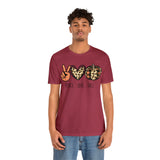 Peace Love Fall Unisex Short Sleeve Tee