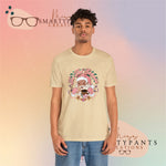 Tis the season for conchas and champurrados Santa Holidays Crew Cotton Blend Shirt