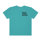 Black, Bougie & Blessed Unisex Garment-Dyed T-shirt