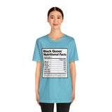 Black Queen Nutritional Facts T-Shirt