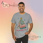 All Booked For Christmas Crew Cotton Blend Shirt