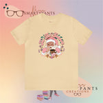 Tis the season for conchas and champurrados Santa Holidays Crew Cotton Blend Shirt