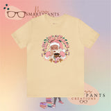 Tis the season for conchas and champurrados Santa Holidays Crew Cotton Blend Shirt